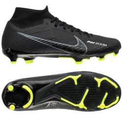 Sepatu Bola Nike Air Zoom Mercurial Superfly 9 Academy MG Shadow Black Dark Smoke Grey Summit White Volt DJ5625-001