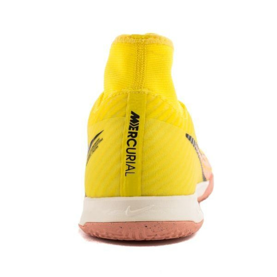 Sepatu Futsal Nike Air Zoom Mercurial Superfly 9 Academy IC Lucent Yellow Strike Sunset Glow DJ5627-780