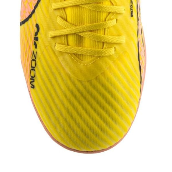 Sepatu Futsal Nike Air Zoom Mercurial Superfly 9 Academy IC Lucent Yellow Strike Sunset Glow DJ5627-780