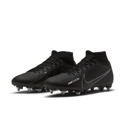 Sepatu Bola Nike Air Zoom Mercurial Superfly 9 Academy SG PRO Anti Clog Shadow Black Dark Smoke Grey Summit White Volt DJ5628-001