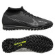 Sepatu Futsal Nike Air Zoom Mercurial Superfly 9 Academy TF Shadow Black Dark Smoke Grey Summit White Volt DJ5629-001