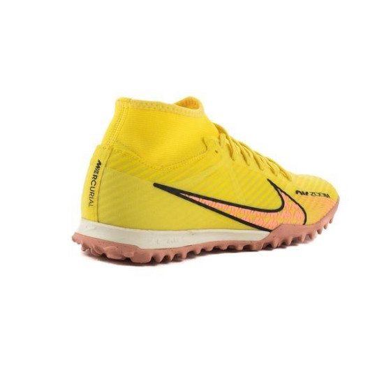 Sepatu Futsal Nike Air Zoom Mercurial Superfly 9 Academy TF Lucent Yellow Strike Sunset Glow DJ5629-780