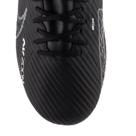 Sepatu Bola Nike Air Zoom Mercurial Vapor 15 Academy MG Shadow Black Dark Smoke Grey Summit White Volt DJ5631-001
