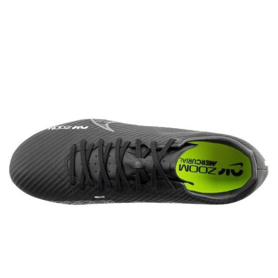 Sepatu Bola Nike Air Zoom Mercurial Vapor 15 Academy SG PRO Anti Clog Shadow Black Dark Smoke Grey Summit White Volt DJ5634-001