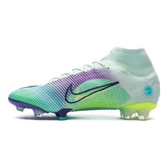 Sepatu Bola Nike Mercurial Superfly 8 Elite FG Dream Speed 5 Barely Green Volt Electro Purple DN3779-375