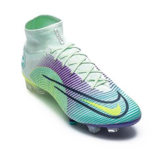 Sepatu Bola Nike Mercurial Superfly 8 Elite FG Dream Speed 5 Barely Green Volt Electro Purple DN3779-375