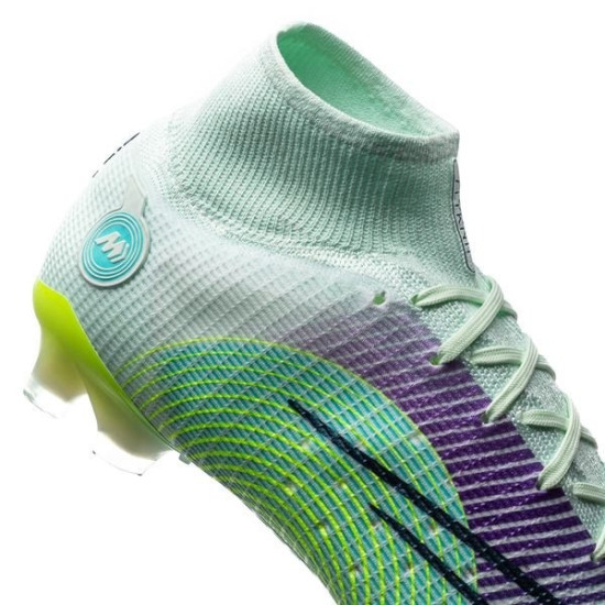 Sepatu Bola Nike Mercurial Superfly 8 Elite FG Dream Speed 5 Barely Green Volt Electro Purple DN3779-375