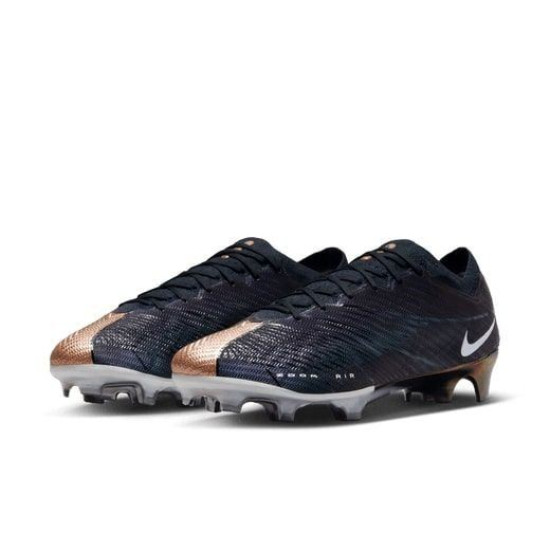 Sepatu Bola Nike Air Zoom Mercurial Vapor 15 Elite Retro Black Copper Metallic White LIMITED EDITION DQ7788-001