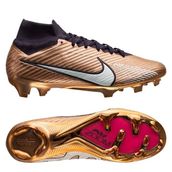 Sepatu Bola Nike Air Zoom Mercurial Superfly Elite 9 FG Generation Metallic Copper DR5932-810