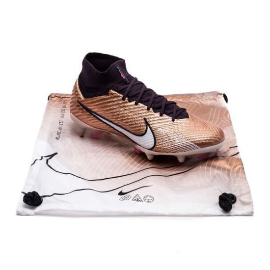 Sepatu Bola Nike Air Zoom Mercurial Superfly Elite 9 SG PRO Anti Clog Generation Metallic Copper DR5936-810