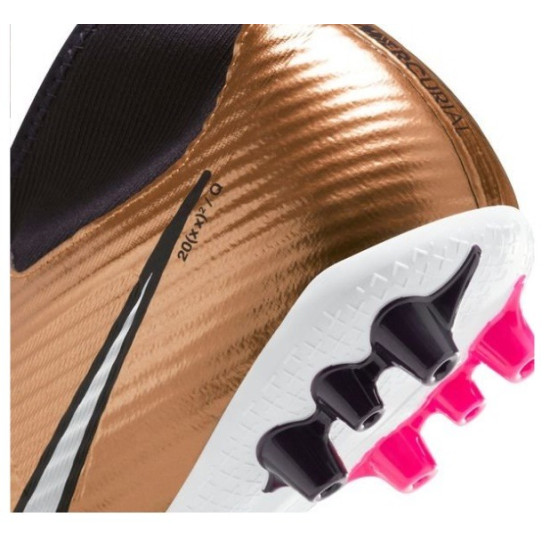 Sepatu Bola Nike Air Zoom Mercurial Superfly 9 Academy AG Generation Metallic Copper DR5942-810