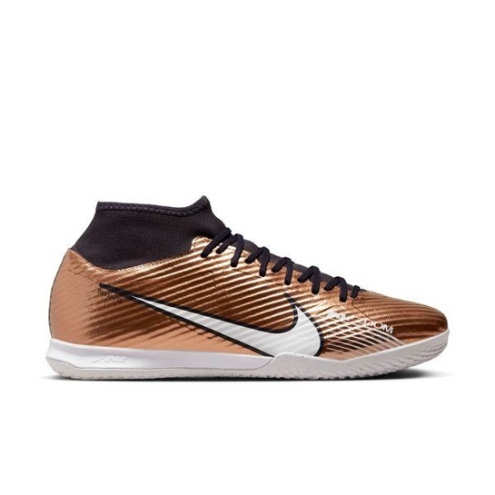 Sepatu Futsal Nike Air Zoom Mercurial Superfly 9 Academy IC Generation Metallic Copper DR5946-810