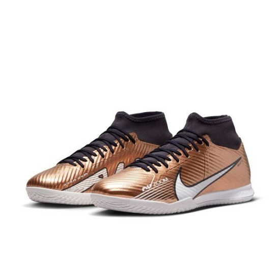 Sepatu Futsal Nike Air Zoom Mercurial Superfly 9 Academy IC Generation Metallic Copper DR5946-810