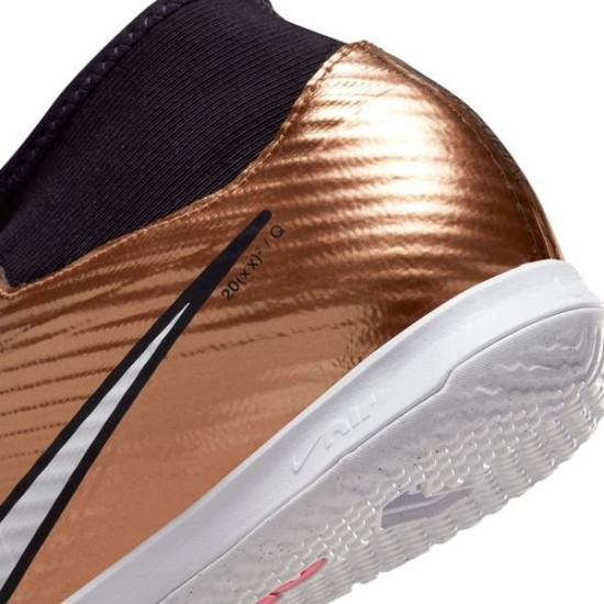 Sepatu Futsal Nike Air Zoom Mercurial Superfly 9 Academy IC Generation Metallic Copper DR5946-810