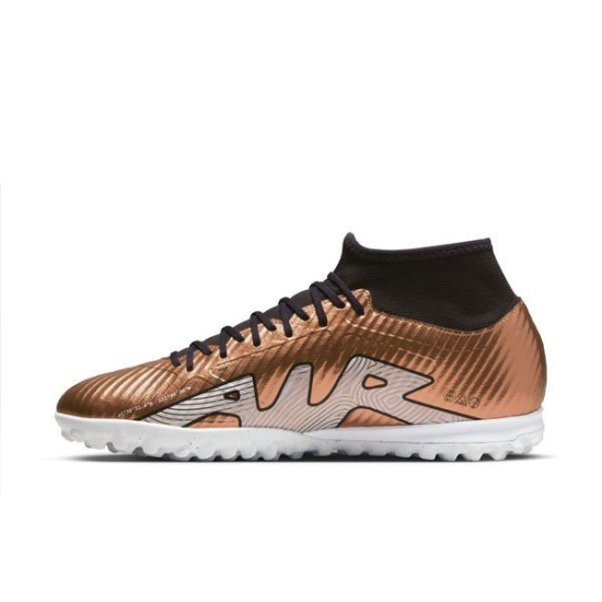 Sepatu Futsal Nike Air Zoom Mercurial Superfly 9 Academy TF Generation Metallic Copper DR5948-810