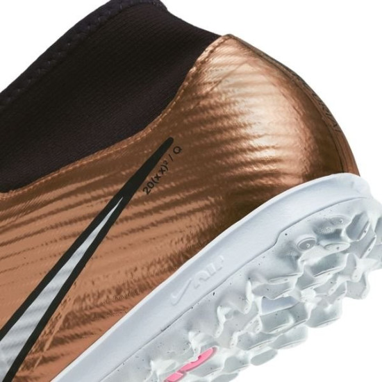 Sepatu Futsal Nike Air Zoom Mercurial Superfly 9 Academy TF Generation Metallic Copper DR5948-810