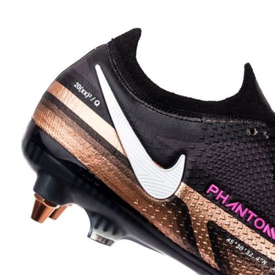 Sepatu Bola Nike Phantom GT 2 Elite SG-PRO Anti Clog Generation Metallic Copper White Black DR5956-810