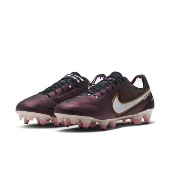 Sepatu Bola Nike Tiempo Legend 9 Elite SG PRO Anti Clog Generation Space Purple White Off Noir Pink Blast DR5977-510