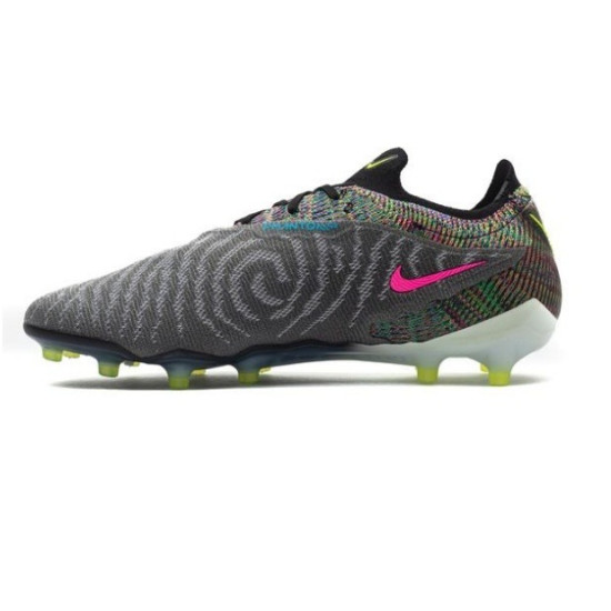 Sepatu Bola Nike Phantom GX Elite Fusion AG PRO Link Black Volt White Blue Glow DV6970-071