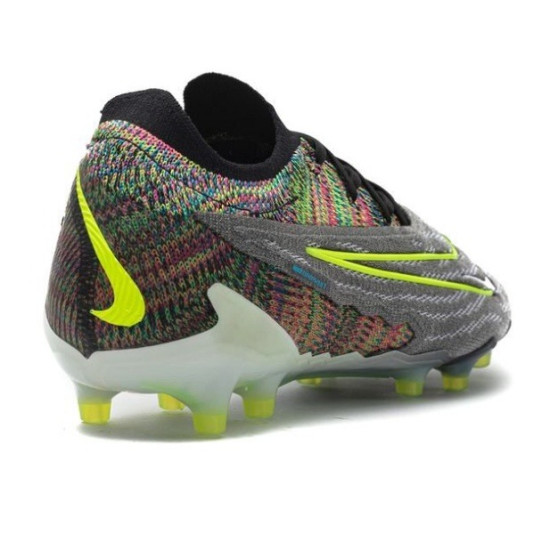 Sepatu Bola Nike Phantom GX Elite Fusion AG PRO Link Black Volt White Blue Glow DV6970-071