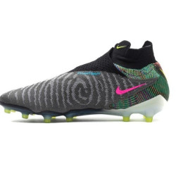 Sepatu Bola Nike Phantom GX Elite Fusion DF AG PRO Link Black Volt White Blue Glow DV6972-071