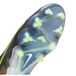 Sepatu Bola Nike Phantom GX Elite Fusion DF FG Link Black Volt White Blue Glow DV6973-071