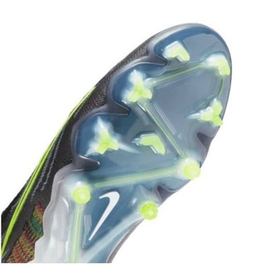 Sepatu Bola Nike Phantom GX Elite Fusion DF FG Link Black Volt White Blue Glow DV6973-071