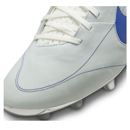 Sepatu Bola Nike Tiempo Legend 9 Elite AG PRO Made in Italy White Game Royal Metallic Silver LIMITED EDITION DV7901-140