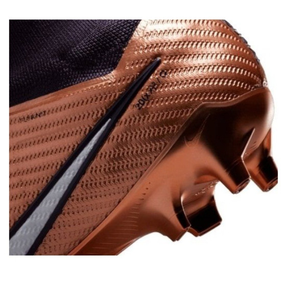 Sepatu Bola Nike Air Zoom Mercurial Superfly Elite 9 AG PRO Generation Metallic Copper FB1420-810