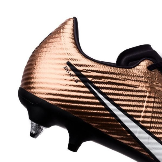 Sepatu Bola Nike Air Zoom Mercurial Vapor 15 Academy SG PRO Anti Clog Generation Metallic Copper FB1442-810