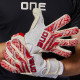 Sarung Tangan Kiper One Apex Pro King White Red APEX-KING Sarung Tangan Kiper One Apex Pro King White Red APEX-KING