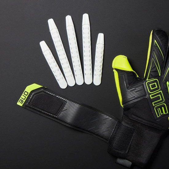 Sarung Tangan Kiper One Apex Hypr Black Fluo GLV-APEX-HYP