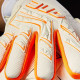 Sarung Tangan Kiper One Apex Pro Ignite White Orange GLV-APEX-IGN