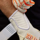 Sarung Tangan Kiper One Apex Pro Ignite White Orange GLV-APEX-IGN