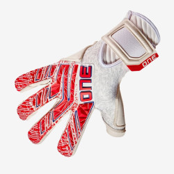 Sarung Tangan Kiper ONEGlove Apex King White Red OGENGKING