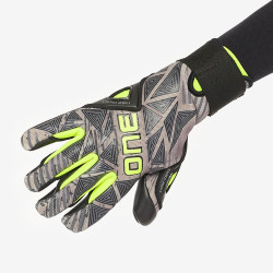 Sarung Tangan Kiper ONE Glove Geo 3.0 Carbon Grey Black OGGEO3C