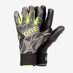 Sarung Tangan Kiper ONE Glove Geo 3.0 Carbon Grey Black OGGEO3C