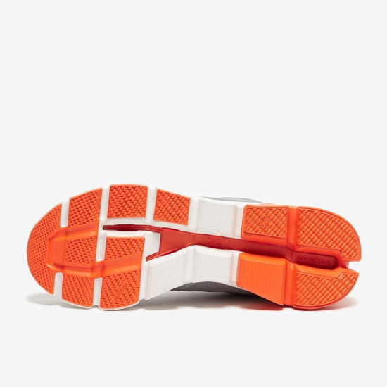 Sepatu Lari On Cloudflyer Grey Orange M21.99628 Sepatu Lari On Cloudflyer Grey Orange M21.99628
