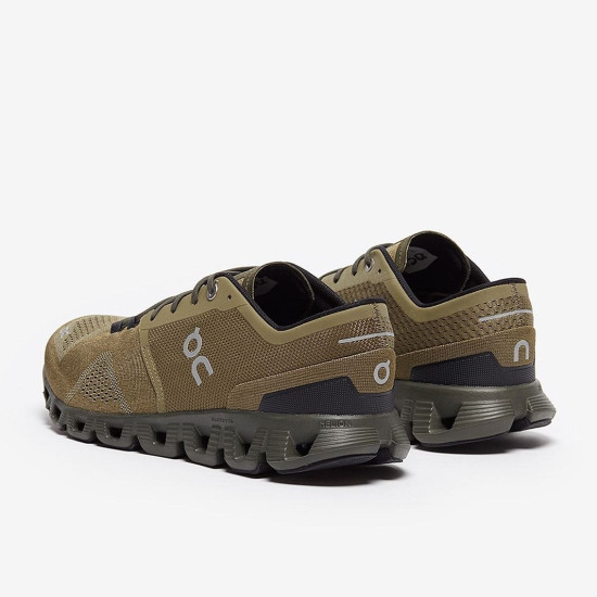 Sepatu Lari On Cloud X Olive Fir M40.9922