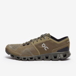 Sepatu Lari On Cloud X Olive Fir M40.9922