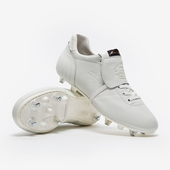 Sepatu Bola Pantofola dOro Lazzarini Tongue Mix SG Made In Italy Whiteout PS2301-07B_02