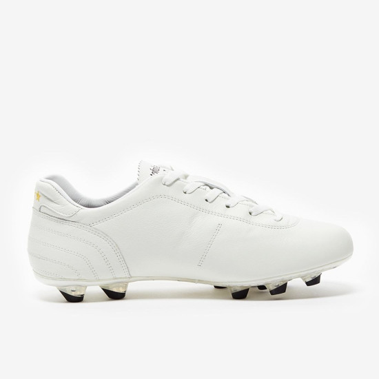 Sepatu Bola Pantofola dOro Lazzarini 2.0 FG Made In Italy White PS2816-02CB_48W