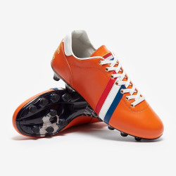 Sepatu Bola Pantofola dOro Lazzarini FG Made in Italy x Netherlands Edition Orange White PSWC01-02CX_NL