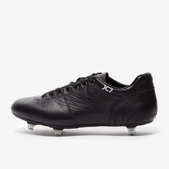 Sepatu Bola Pantofola dOro Lazzarini SG Made in Italy Black PU2302-01_01