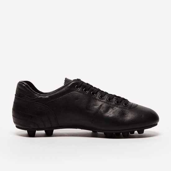 Sepatu Bola Pantofola dOro Lazzarini FG Made In Italy Black PU2302-02N_01