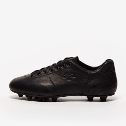 Sepatu Bola Pantofola dOro Lazzarini FG Made In Italy Black PU2302-02N_01