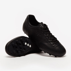 Sepatu Bola Pantofola dOro Lazzarini FG Made In Italy Black PU2302-02N_01