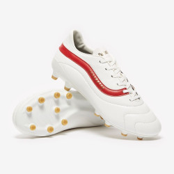 Sepatu Bola Pantofola dOro Superstar FG Superstar White Dark Red PU2900-CSWG_4813