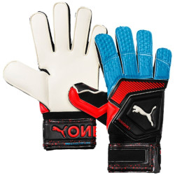 Sarung Tangan Kiper Puma One Grip 1 RC Blk Bleu Azu 04147021