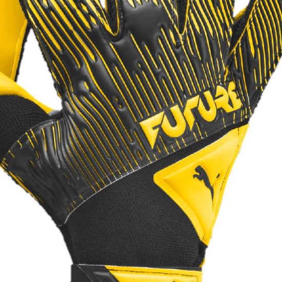 Sarung Tangan Kiper Puma Future Grip 2 SGC Hybrid Yellow Black 04166402